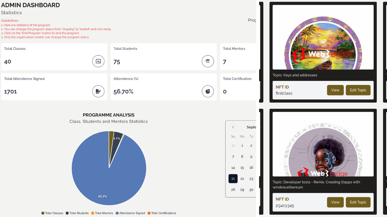 Classmate dApp (Attendance) project image