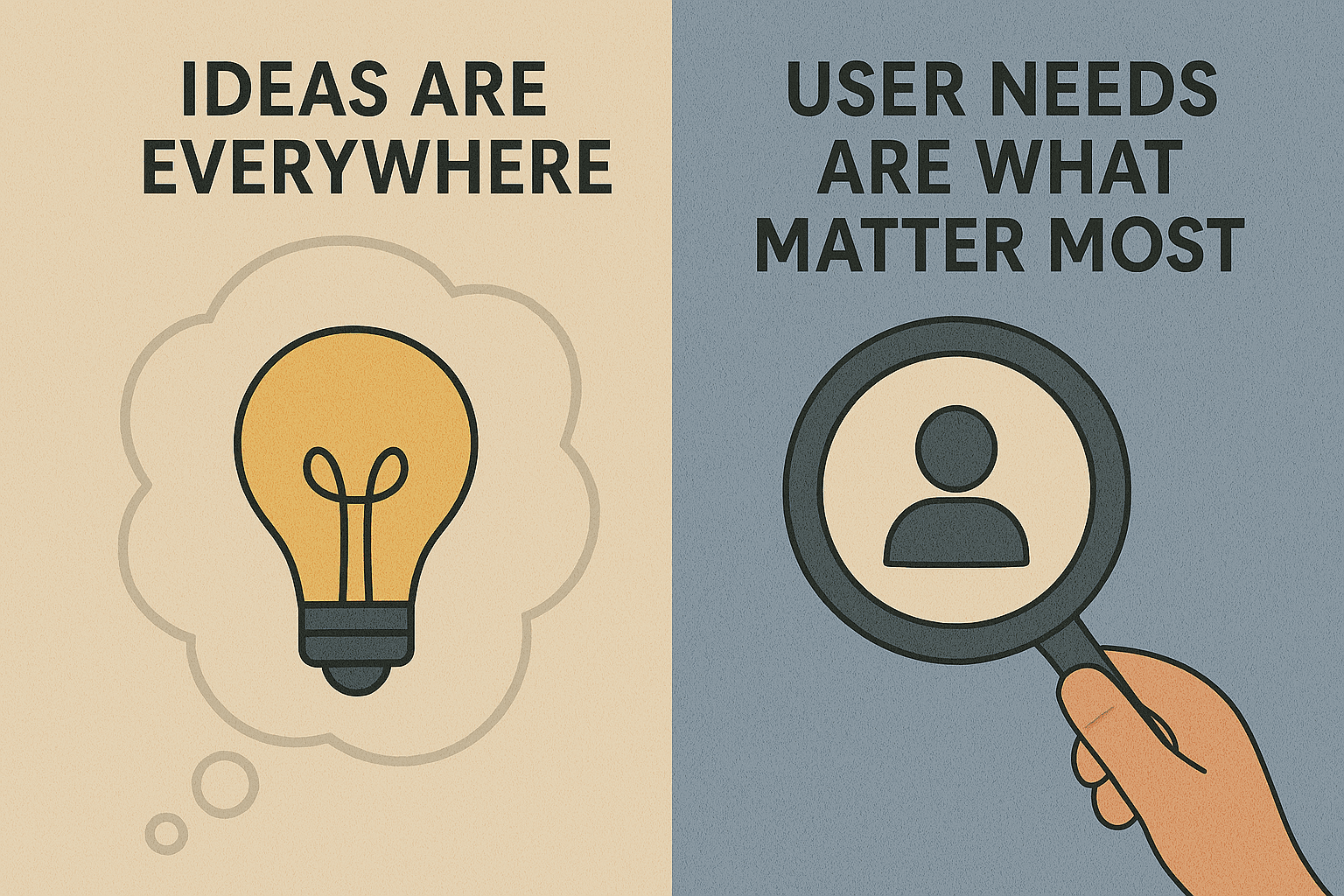 Ideas Are Everywhere, But User Needs Are What Matter Most featured image