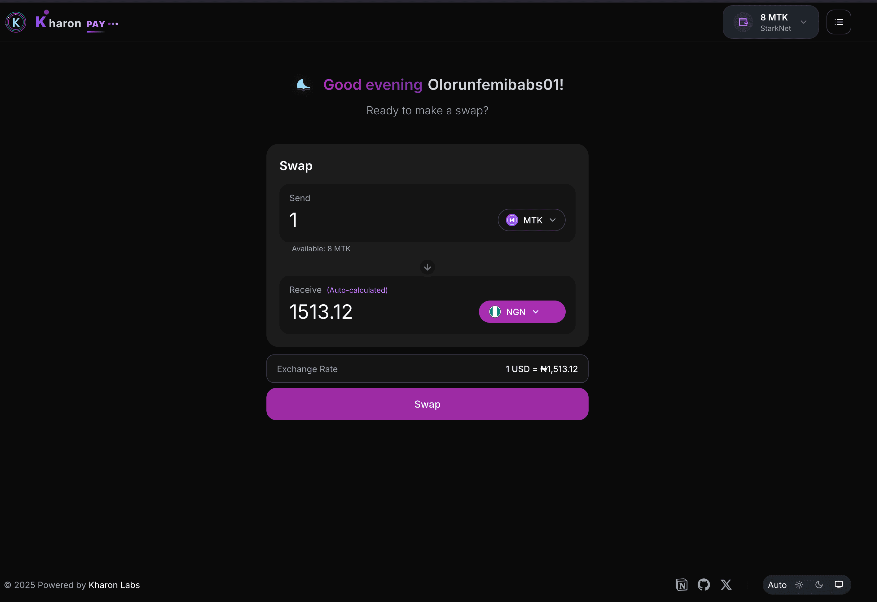 Kharon Pay project image